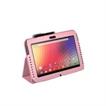 Deluxe Case til Nexus 10 - Læder (BabyPink)